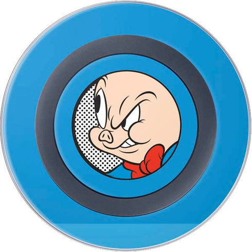 Looney Tunes Porky Pig Two Circles Wireless Charger Skin