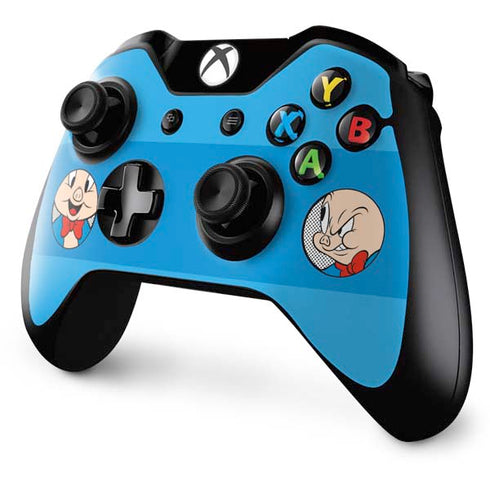 Looney Tunes Porky Pig Two Circles Xbox One Controller Skin