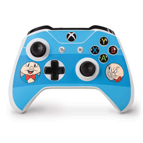 Looney Tunes Porky Pig Two Circles Xbox One S Controller Skin