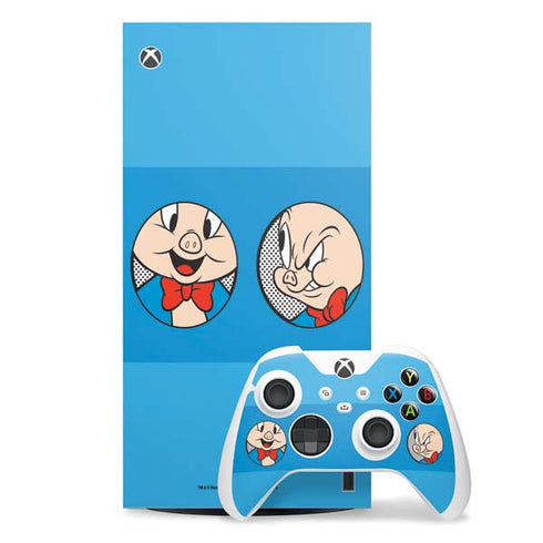 Looney Tunes Porky Pig Two Circles Xbox Series X Skins