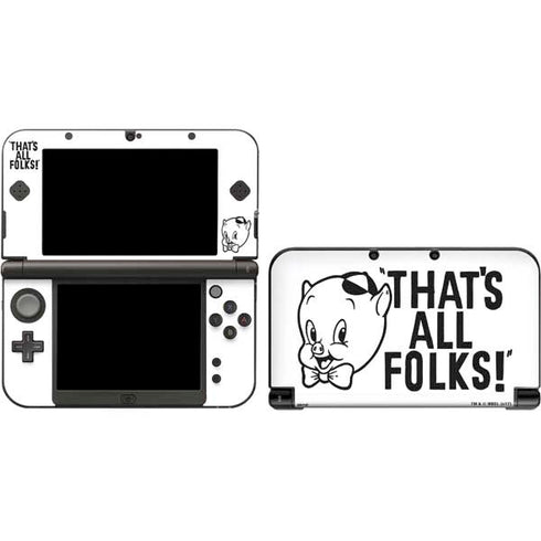 Looney Tunes Porky Thats All Folks Grid Nintendo Skins