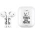 Looney Tunes Porky Thats All Folks Grid Apple AirPods Skin