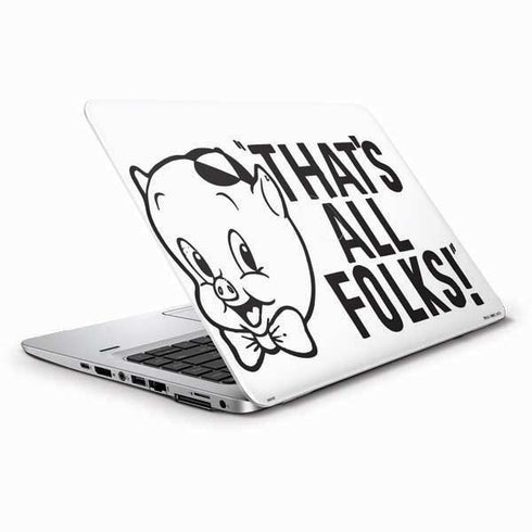 Looney Tunes Porky Thats All Folks Grid HP Elitebook Skin
