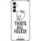Looney Tunes Porky Thats All Folks Grid Gabb Phone 4 Clear Case