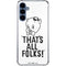 Looney Tunes Porky Thats All Folks Grid Galaxy A35 5G Clear Case