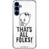 Looney Tunes Porky Thats All Folks Grid Galaxy A35 5G Clear Case