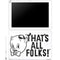 Looney Tunes Porky Thats All Folks Grid Galaxy Book 12in Skin