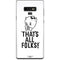 Looney Tunes Porky Thats All Folks Grid Galaxy Note 9 Skin