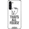 Looney Tunes Porky Thats All Folks Grid Galaxy S24 FE Clear Case