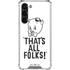 Looney Tunes Porky Thats All Folks Grid Galaxy S24 FE Clear Case