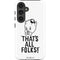Looney Tunes Porky Thats All Folks Grid Galaxy S25 Impact Case