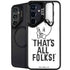 Looney Tunes Porky Thats All Folks Grid Galaxy S25 Kickstand Case