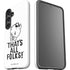 Looney Tunes Porky Thats All Folks Grid Galaxy S25 Plus Impact Case