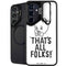 Looney Tunes Porky Thats All Folks Grid Galaxy S24 Plus Kickstand Case