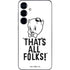 Looney Tunes Porky Thats All Folks Grid Galaxy S25 Plus Skin