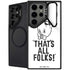 Looney Tunes Porky Thats All Folks Grid Galaxy S24 Ultra Kickstand Case