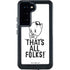 Looney Tunes Porky Thats All Folks Grid Galaxy S24 Waterproof Case
