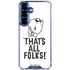 Looney Tunes Porky Thats All Folks Grid Galaxy S25 Clear Case
