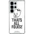 Looney Tunes Porky Thats All Folks Grid Galaxy S26 Ultra Clear Case