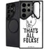 Looney Tunes Porky Thats All Folks Grid Galaxy S26 Ultra Kickstand Case