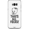 Looney Tunes Porky Thats All Folks Grid Galaxy S8 Plus Skin