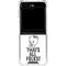 Looney Tunes Porky Thats All Folks Grid Galaxy Z Flip6 Clear Case