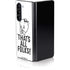 Looney Tunes Porky Thats All Folks Grid Galaxy Z Fold5 5G Skin