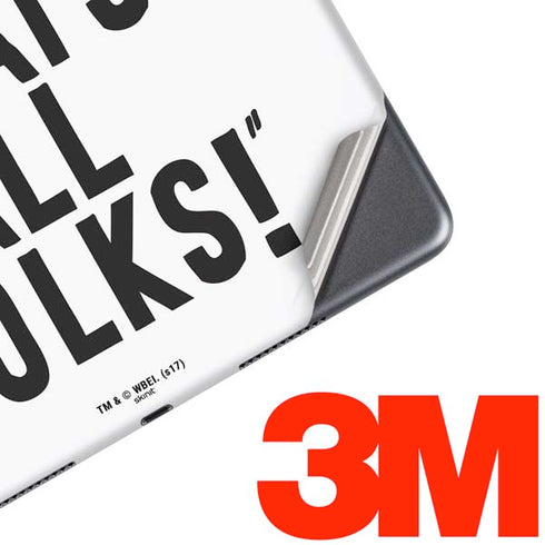 Looney Tunes Porky Thats All Folks Grid iPad Skins