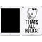 Looney Tunes Porky Thats All Folks Grid Apple iPad Skin