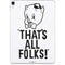 Looney Tunes Porky Thats All Folks Grid Apple iPad Pro Skin