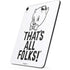 Looney Tunes Porky Thats All Folks Grid Apple iPad Pro Skin