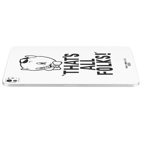 Looney Tunes Porky Thats All Folks Grid iPad Pro 13in M4 (2024) Skin
