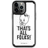 Looney Tunes Porky Thats All Folks Grid iPhone Cases