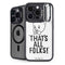 Looney Tunes Porky Thats All Folks Grid iPhone 14 Pro Max Kickstand Case