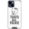 Looney Tunes Porky Thats All Folks Grid iPhone 15 Clear Case