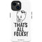 Looney Tunes Porky Thats All Folks Grid iPhone 15 Impact Case