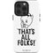 Looney Tunes Porky Thats All Folks Grid iPhone 15 Pro Impact Case