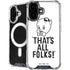 Looney Tunes Porky Thats All Folks Grid iPhone 16 MagSafe Case