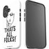 Looney Tunes Porky Thats All Folks Grid iPhone 16 Plus Impact Case