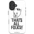 Looney Tunes Porky Thats All Folks Grid iPhone 16 Plus Magsafe Impact Case