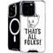 Looney Tunes Porky Thats All Folks Grid iPhone 16 Pro MagSafe Case
