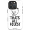 Looney Tunes Porky Thats All Folks Grid iPhone 16 Pro Magsafe Impact Case
