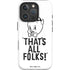 Looney Tunes Porky Thats All Folks Grid iPhone 16 Pro Magsafe Impact Case