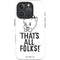 Looney Tunes Porky Thats All Folks Grid iPhone 16 Pro Max Impact Case
