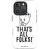 Looney Tunes Porky Thats All Folks Grid iPhone 16 Pro Max Impact Case
