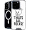 Looney Tunes Porky Thats All Folks Grid iPhone 16 Pro Max MagSafe Case