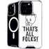 Looney Tunes Porky Thats All Folks Grid iPhone 16 Pro Max MagSafe Case