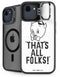 Looney Tunes Porky Thats All Folks Grid iPhone 16e Kickstand Case