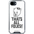 Looney Tunes Porky Thats All Folks Grid iPhone 16e Clear Case