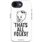 Looney Tunes Porky Thats All Folks Grid iPhone 16e Impact Case